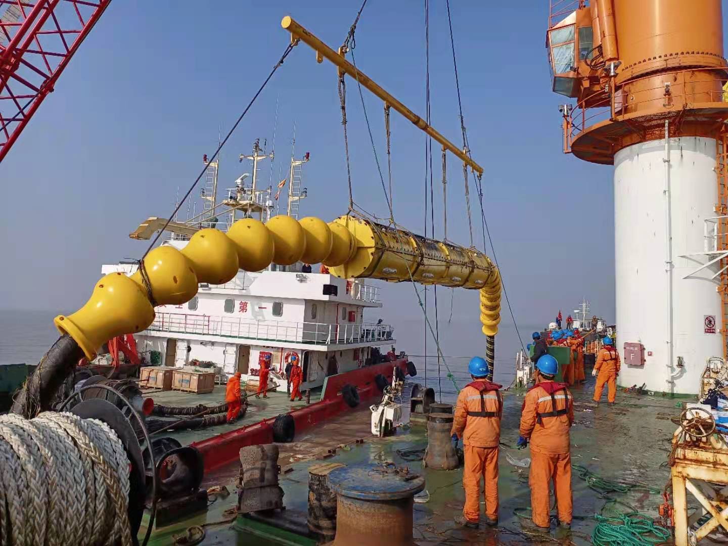 11-2，助力中廣核嵊泗海上風電項目成功送電